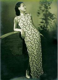 旗袍老照片,老照片中的民国韵味